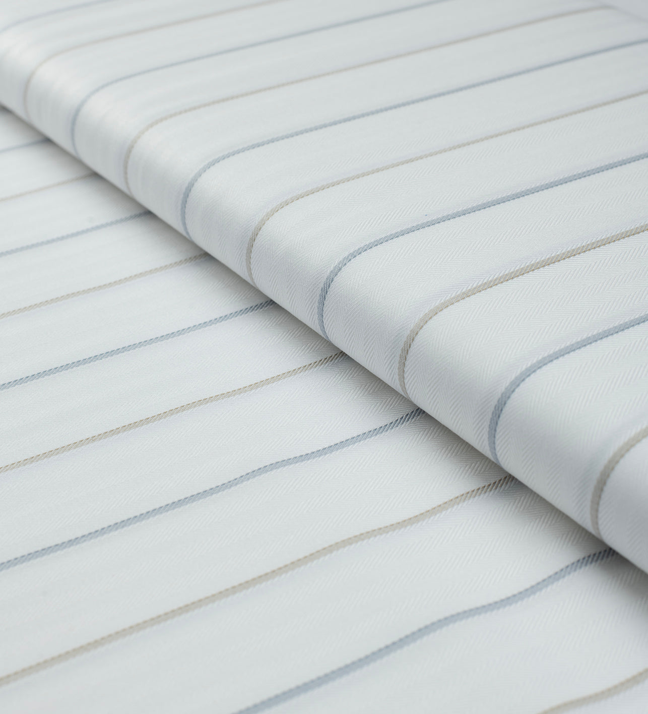 Arctic Stripe Herringbone by Reid & Taylor (Unstitched Shirting Fabric)