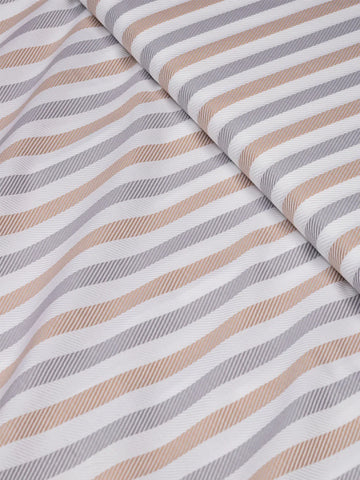 Pearl Ridge Stripe by Reid & Taylor (Unstitched Shirting Fabric) - Detailory