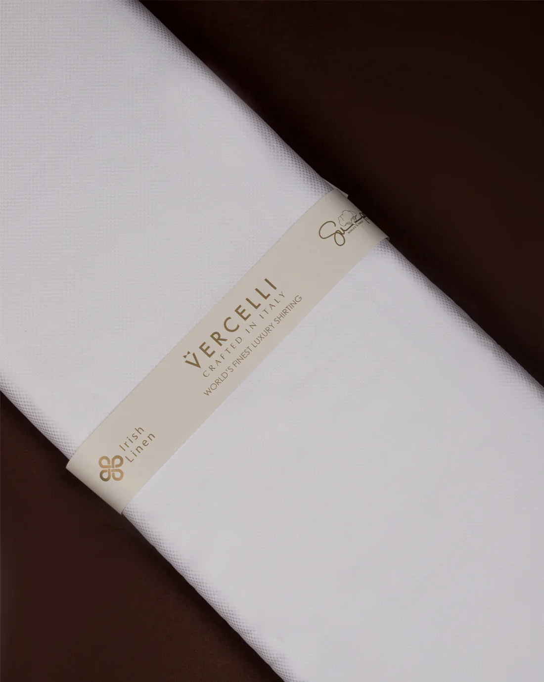 Royal White by Vercelli Italy (Unstitched Shirting Fabric) - Detailory