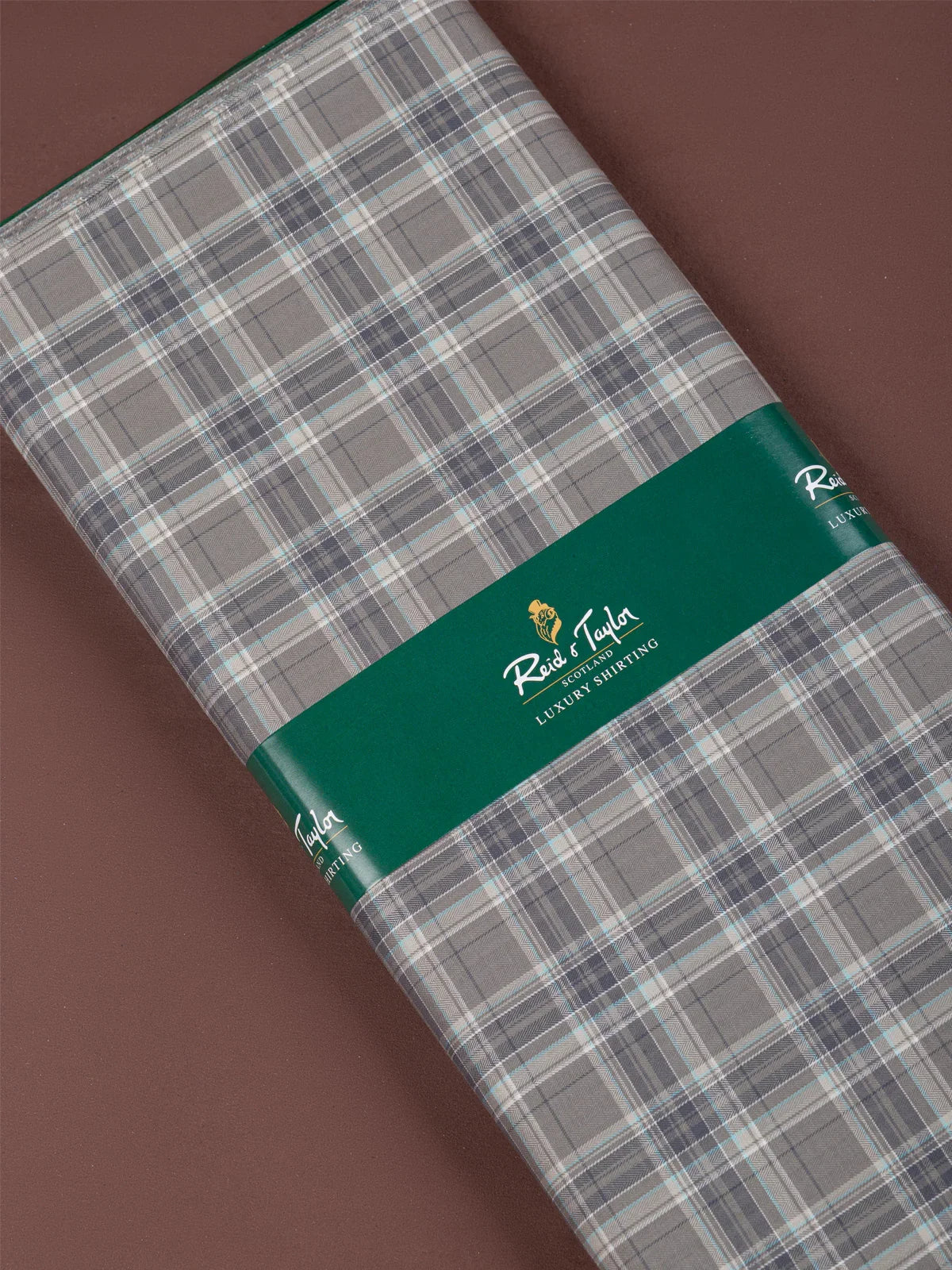 Ashwood check by Reid & Taylor(Unstitched Shirting Fabric) - Detailory