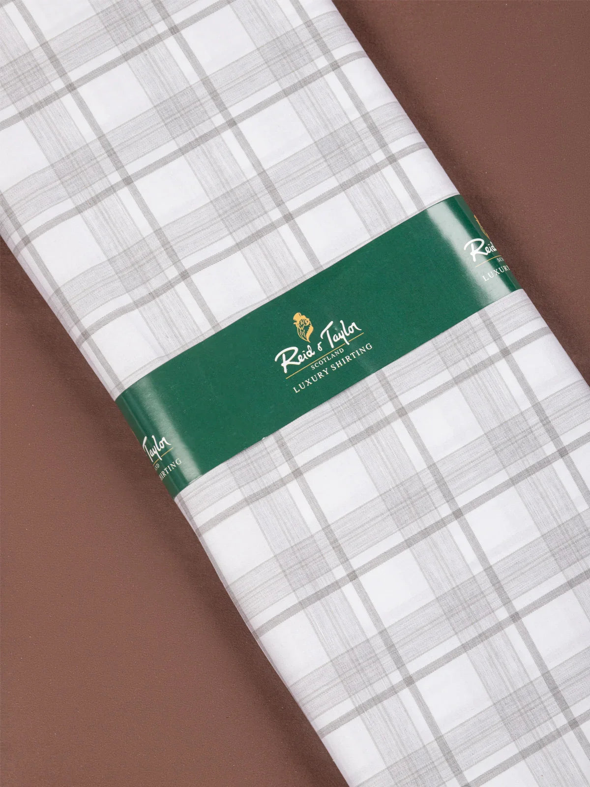 Ivory Ash by Reid & Taylor (Unstitched Shirting Fabric) - Detailory