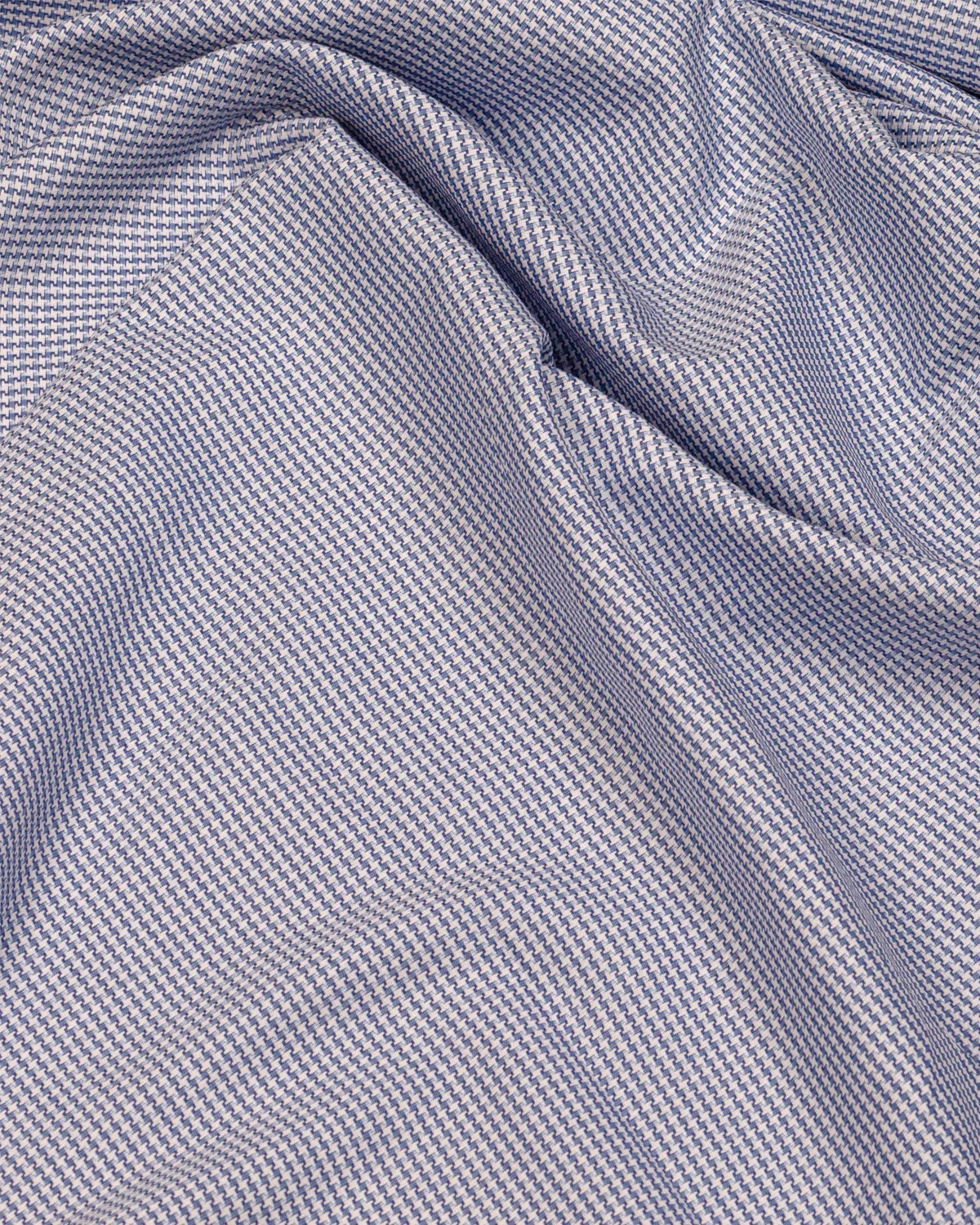 Cambridge Houndstooth by Roger La Viale (Unstitched Shirting Fabric) - Detailory