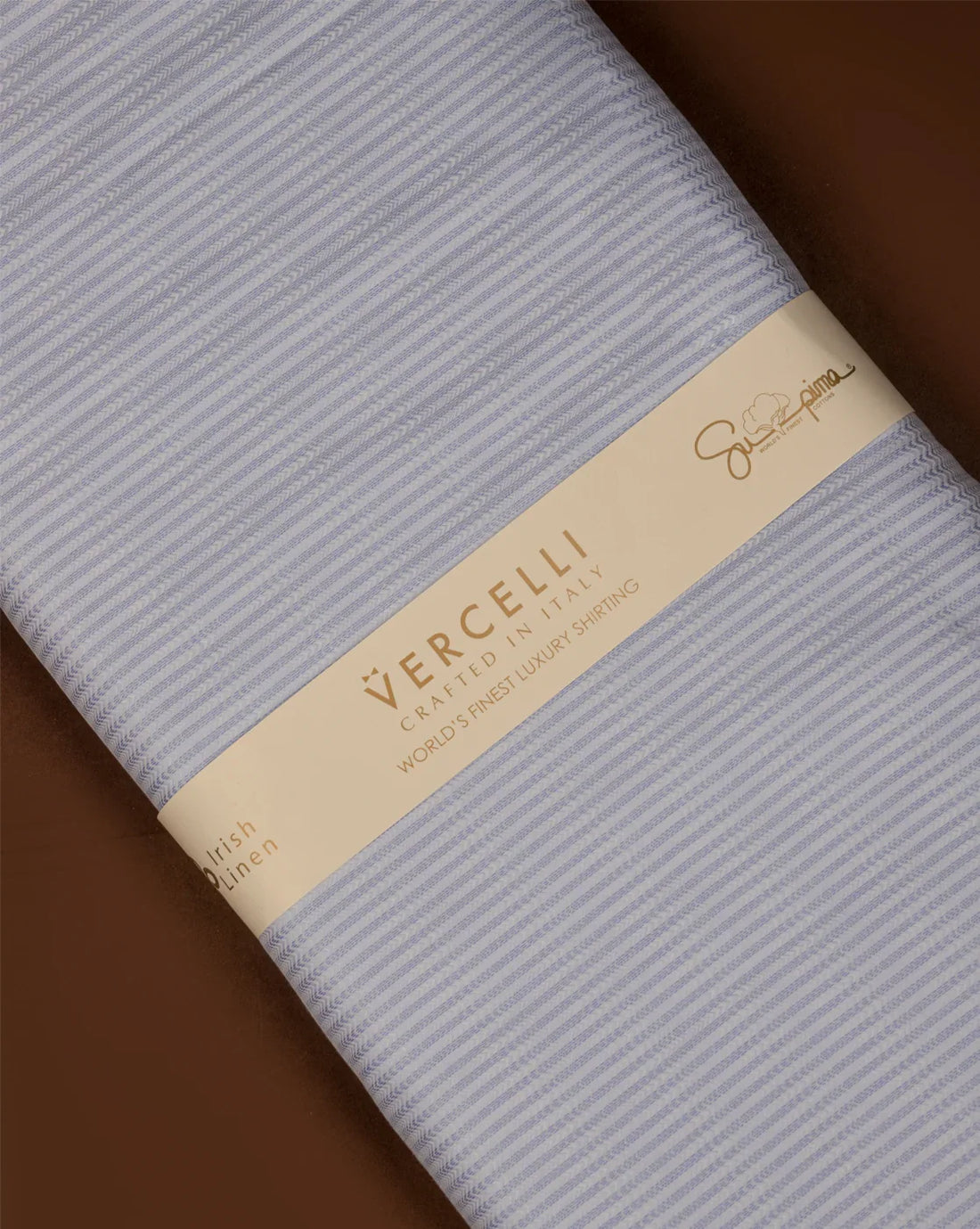 Skyline Herringbone By Vercelli Italy (Unstitched Shirting Fabric) - Detailory