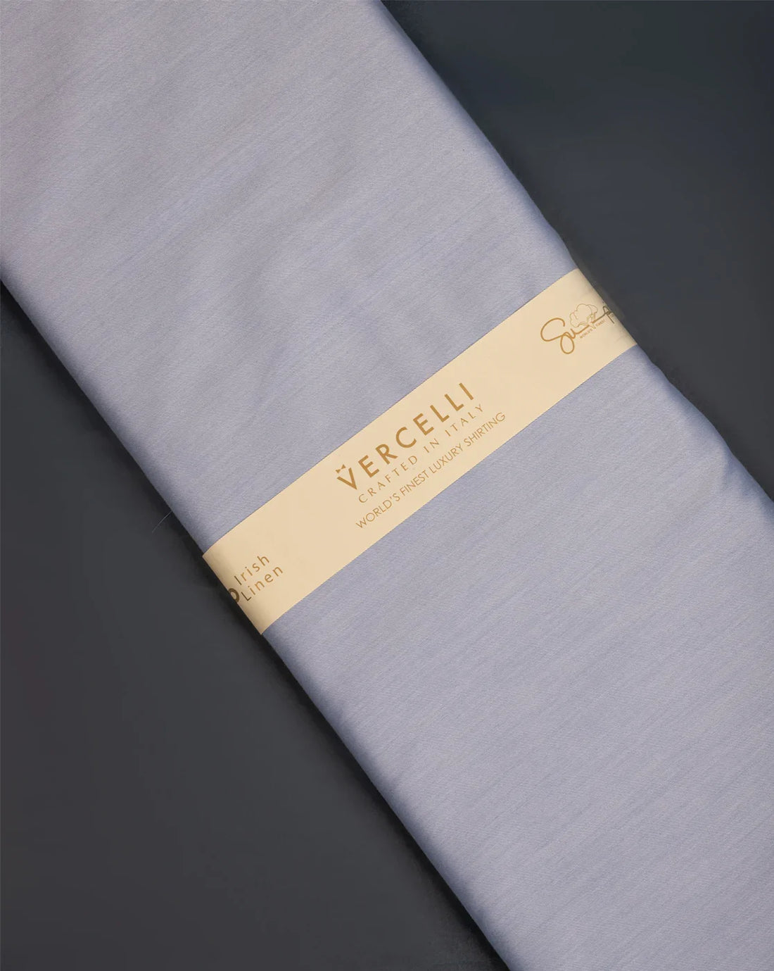 Blue Sereno by Vercelli Italy (Unstitched Shirting Fabric) - Detailory