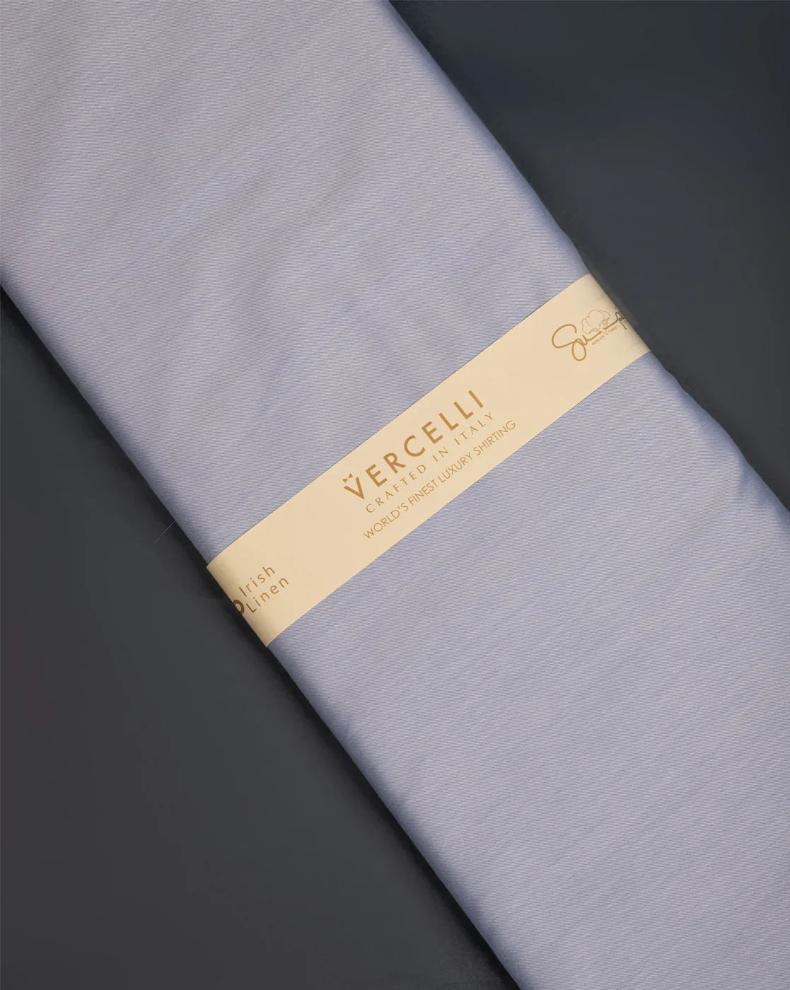 Blue Sereno by Vercelli Italy (Unstitched Shirting Fabric) - Detailory