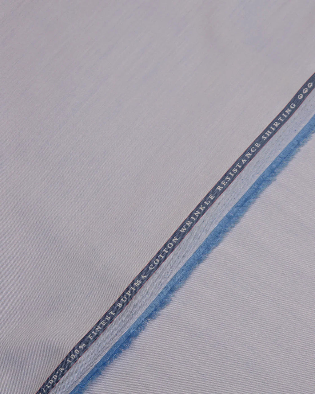 Blue Sereno by Vercelli Italy (Unstitched Shirting Fabric) - Detailory