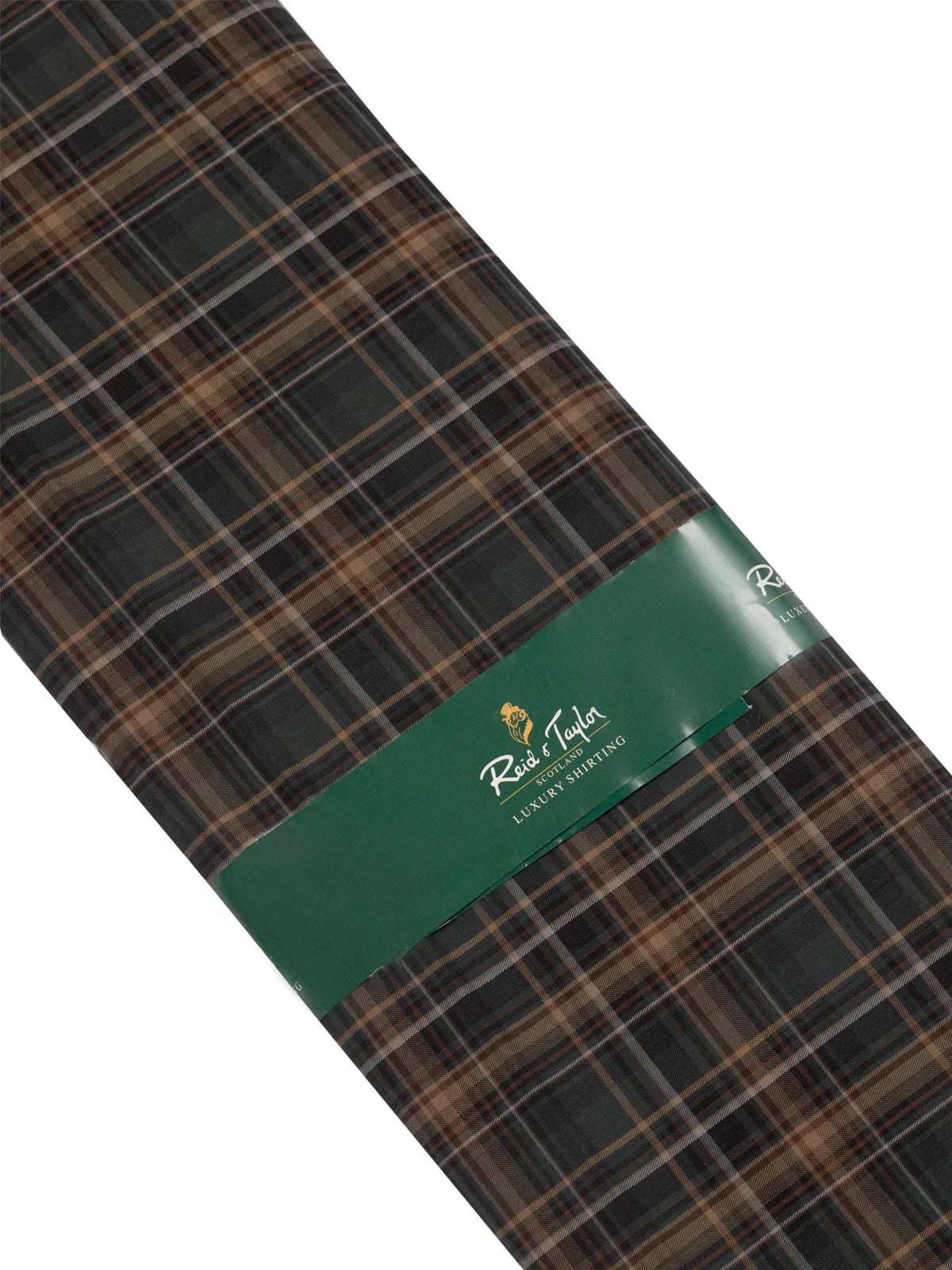 Emerald Highland by Reid & Taylor (Unstitched Shirting Fabric) - Detailory