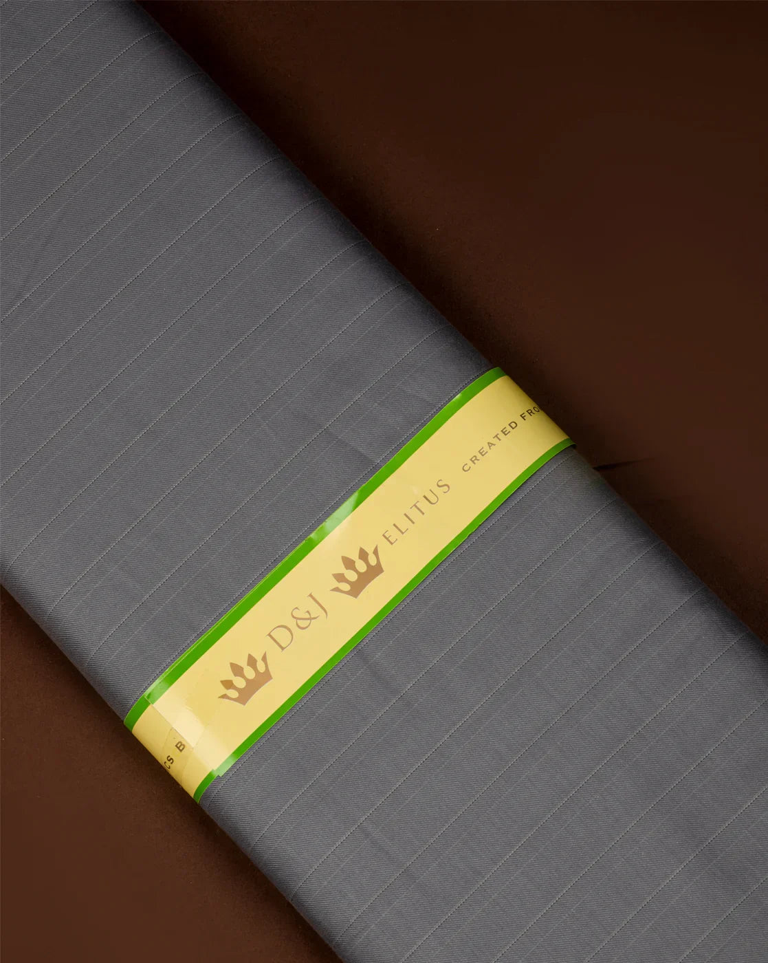 Dark Grey by D&J ELITUS (Unstitched Shirting Fabric) - Detailory