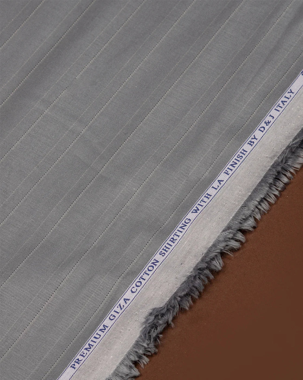 Dark Grey by D&J ELITUS (Unstitched Shirting Fabric) - Detailory