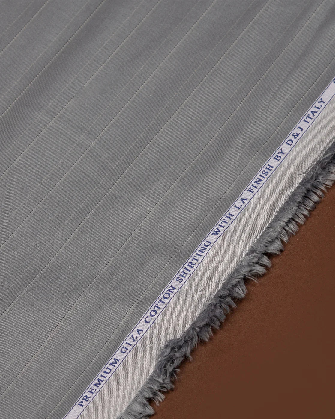 Dark Grey by D&J ELITUS (Unstitched Shirting Fabric) - Detailory