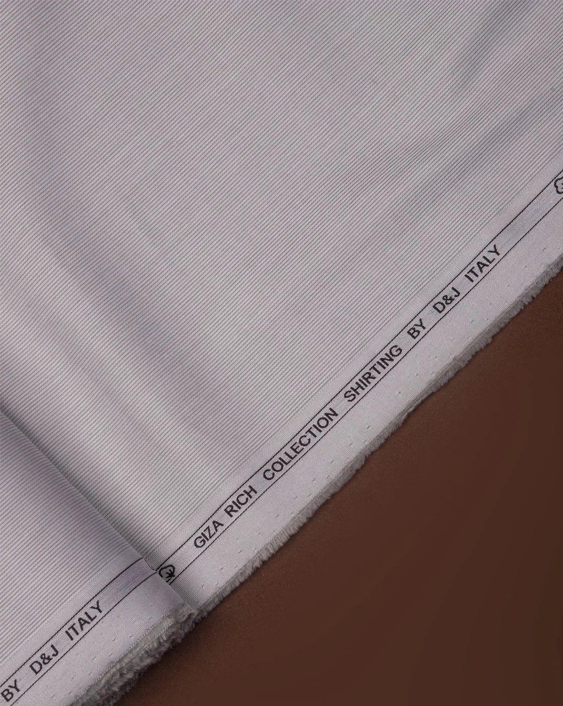 Silver Grey by D&J ELITUS (Unstitched Shirting Fabric) - Detailory
