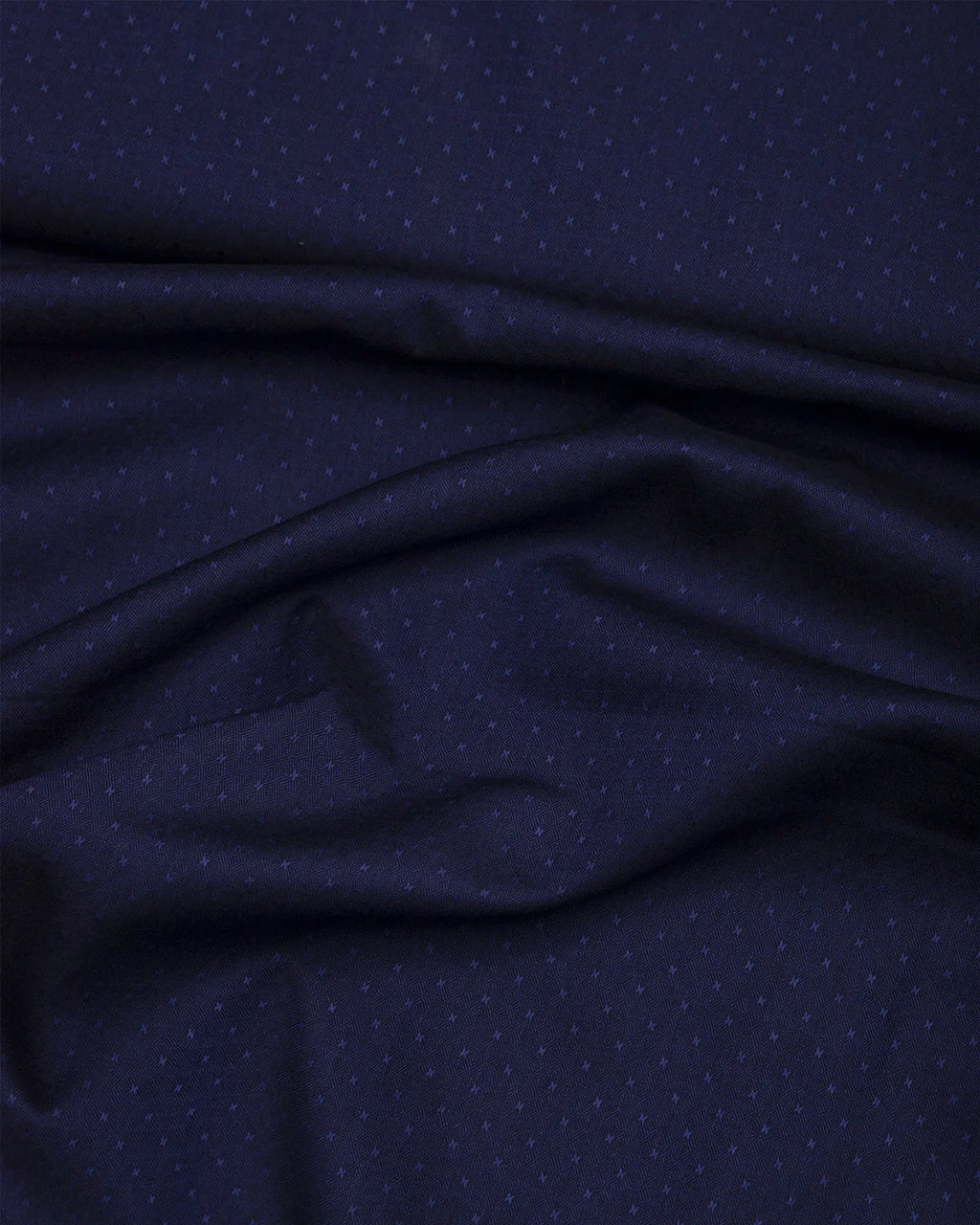 Midnight Dobby by Roger La Viale (Unstitched Shirting Fabric) - Detailory