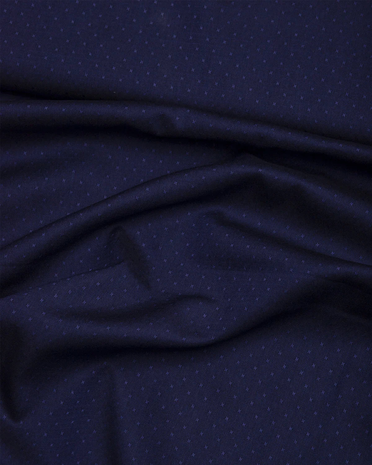 Midnight Dobby by Roger La Viale (Unstitched Shirting Fabric) - Detailory