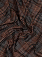Highland Ember Check by Reid & Taylor (Unstitched Shirting Fabric) - Detailory