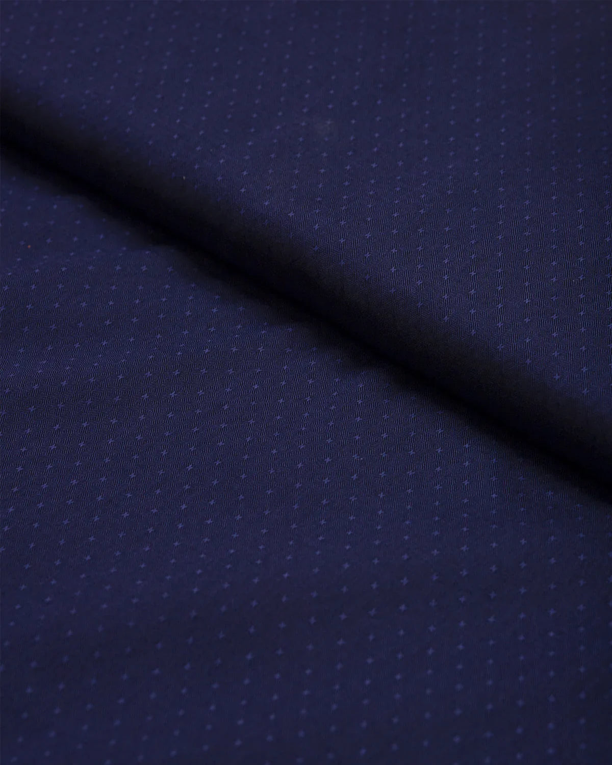 Midnight Dobby by Roger La Viale (Unstitched Shirting Fabric) - Detailory