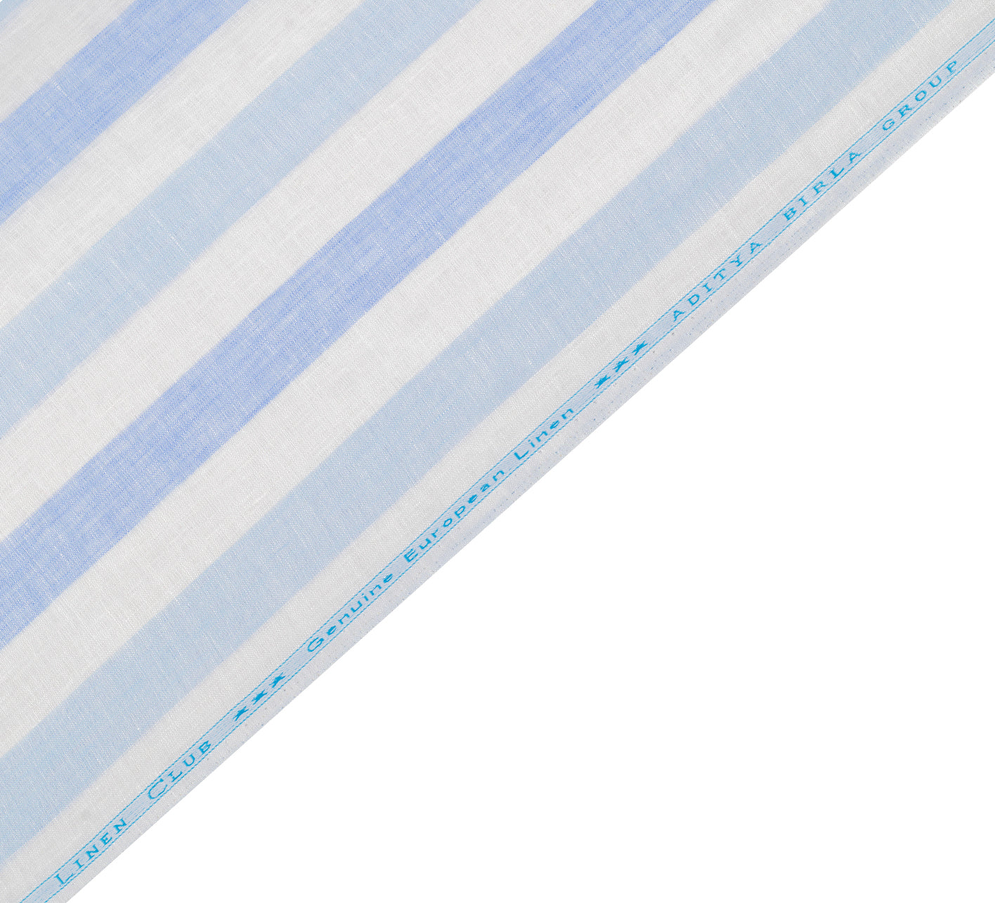 Summer Sky Stripe by Linen Club (Unstitched Shirting and Kurta Fabric)