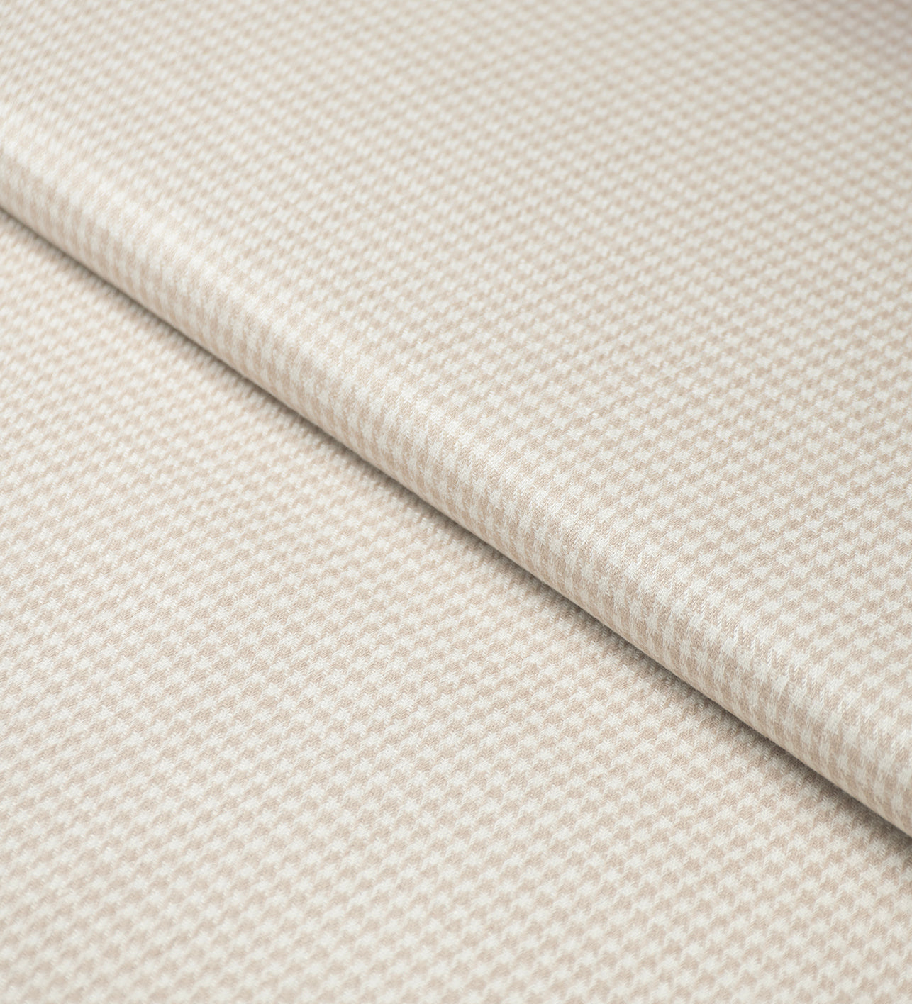 Sandstone Houndstooth By Roger La Viale (Unstitched Shirting and Kurta Fabric)
