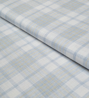 Montclair Check by Linen Club (Unstitched Shirting and Kurta Fabric)