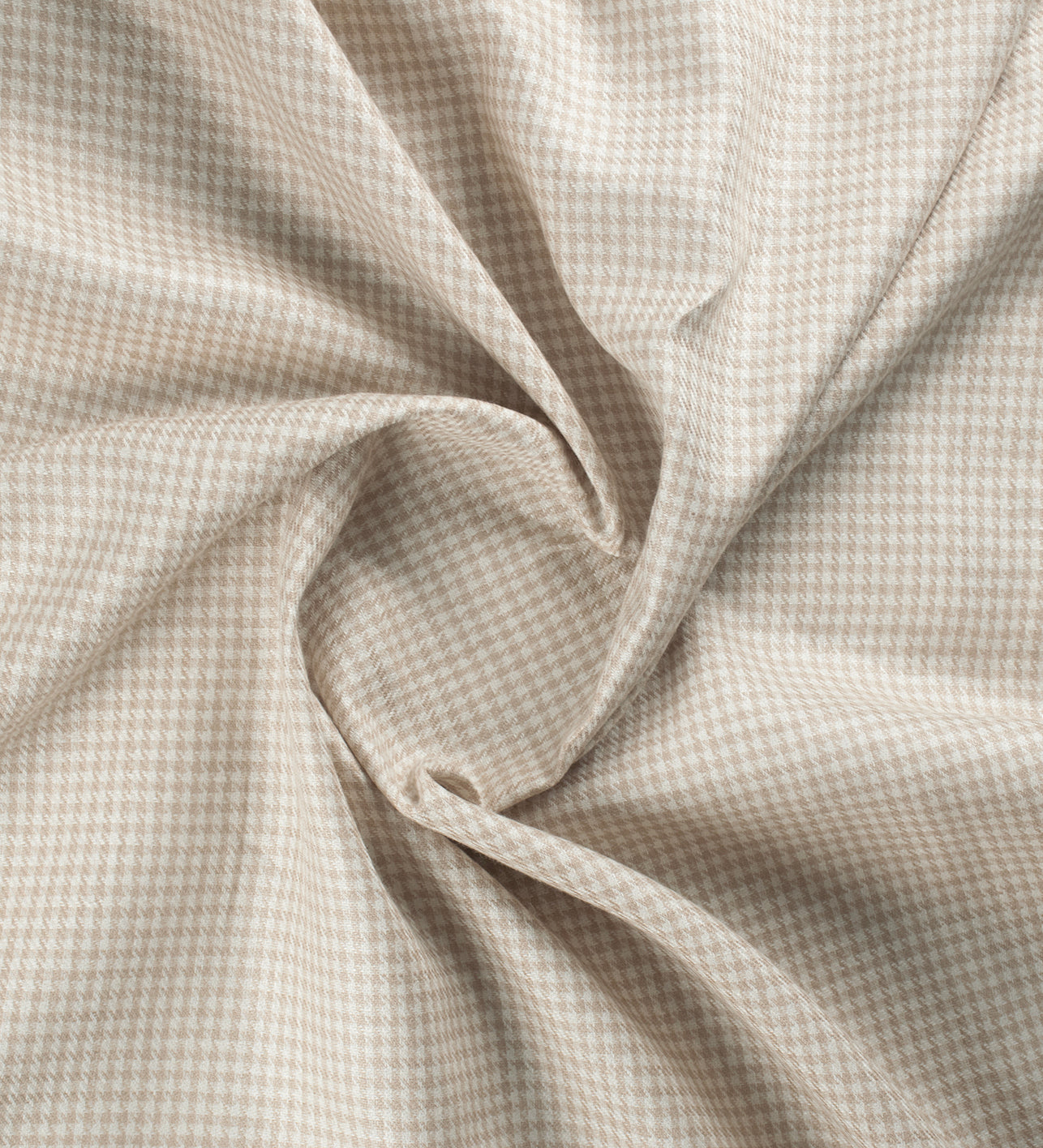 Sandstone Houndstooth By Roger La Viale (Unstitched Shirting and Kurta Fabric)