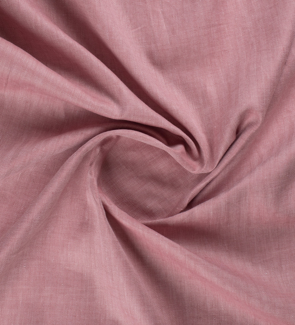 Rosewood Herringbone  By Roger La Viale (Unstitched Shirting and Kurta Fabric)
