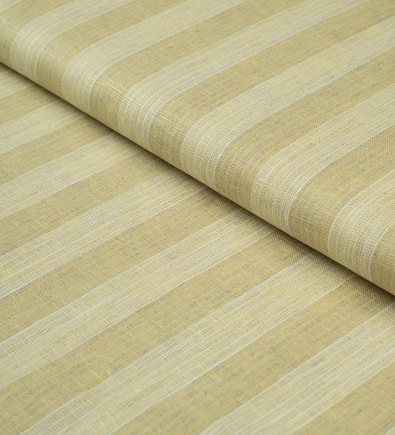 Golden Wheat Stripe by Linen Club (Unstitched Shirting and Kurta Fabric)