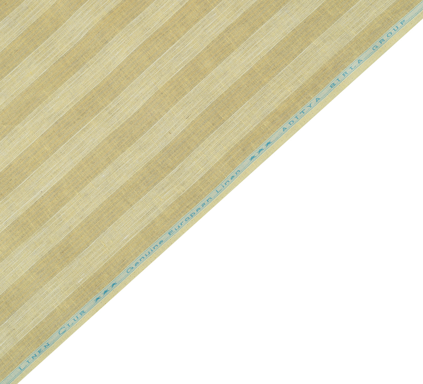 Golden Wheat Stripe by Linen Club (Unstitched Shirting and Kurta Fabric)