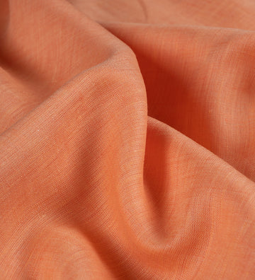Apricot Ember by Linen Club (Unstitched Shirting and Kurta Fabric)