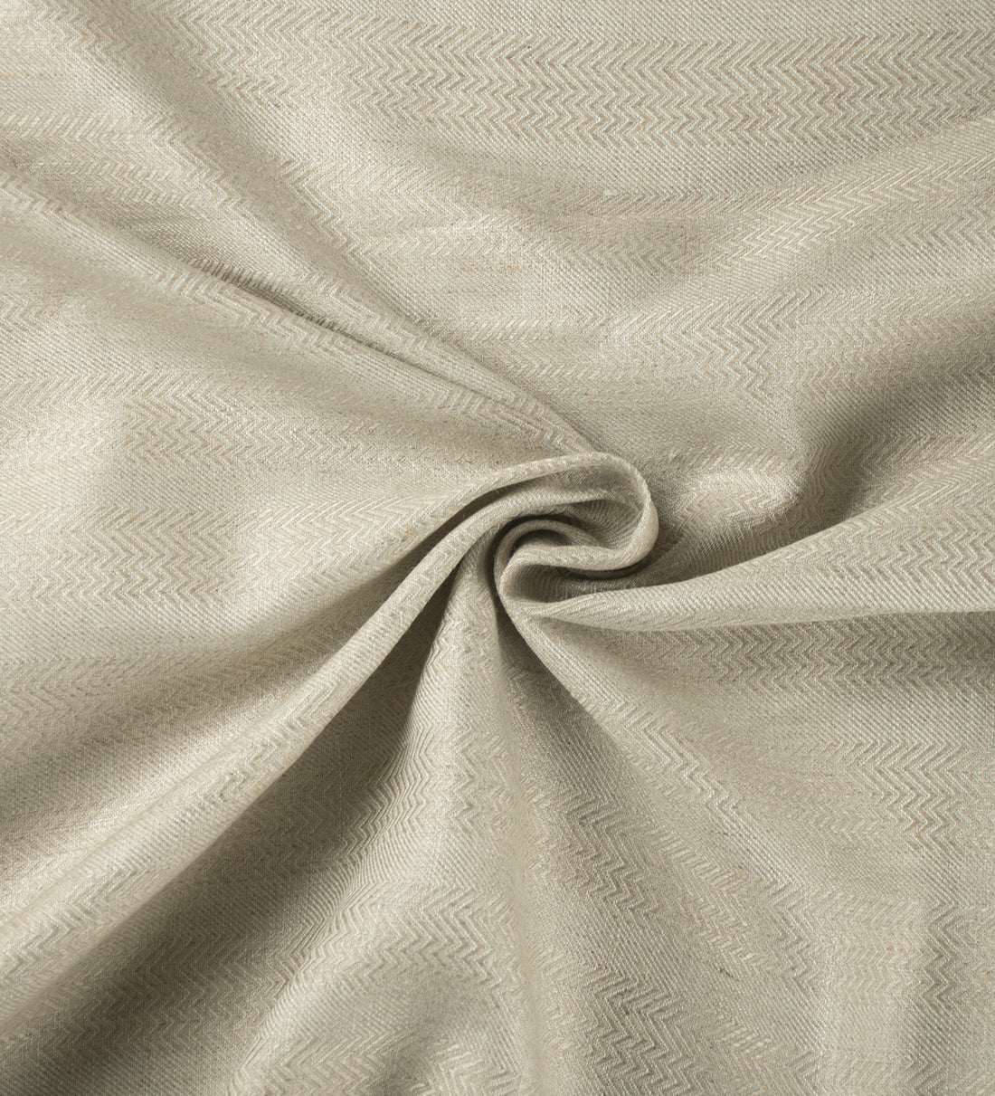 Ivory Herringbone by Linen Club (Unstitched Shirting and Kurta Fabric)