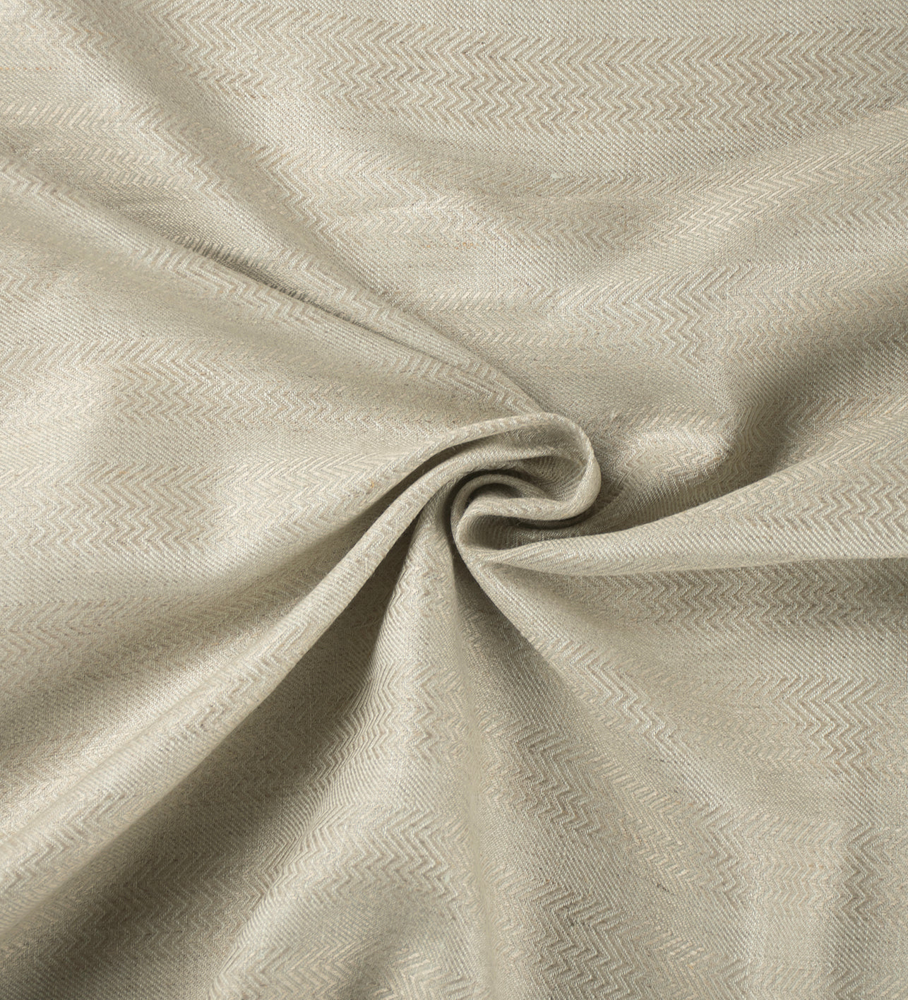 Ivory Herringbone by Linen Club (Unstitched Shirting and Kurta Fabric)