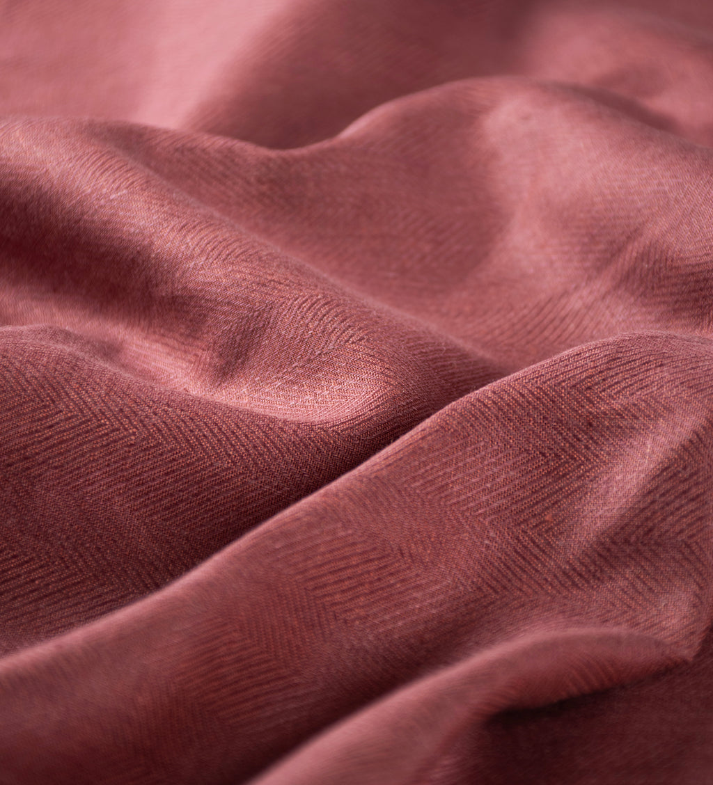 Rust Rose by Linen Club (Unstitched Shirting and Kurta Fabric)