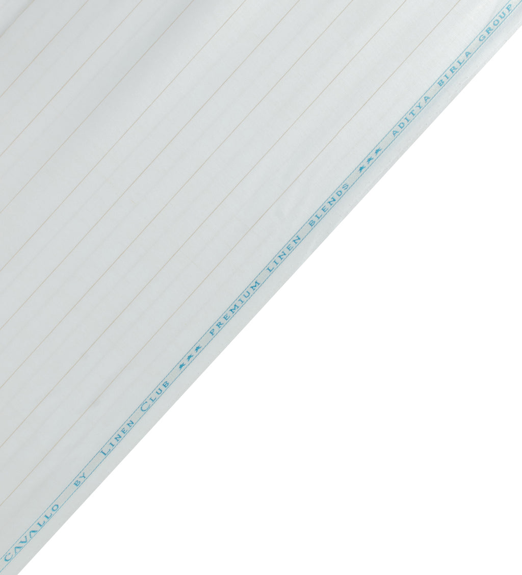 Pearl Stripe by Linen Club (Unstitched Shirting and Kurta Fabric)