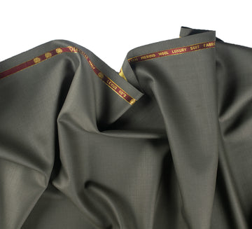 Granite Olive by Vercelli Italy (Unstitched Suiting Fabric)