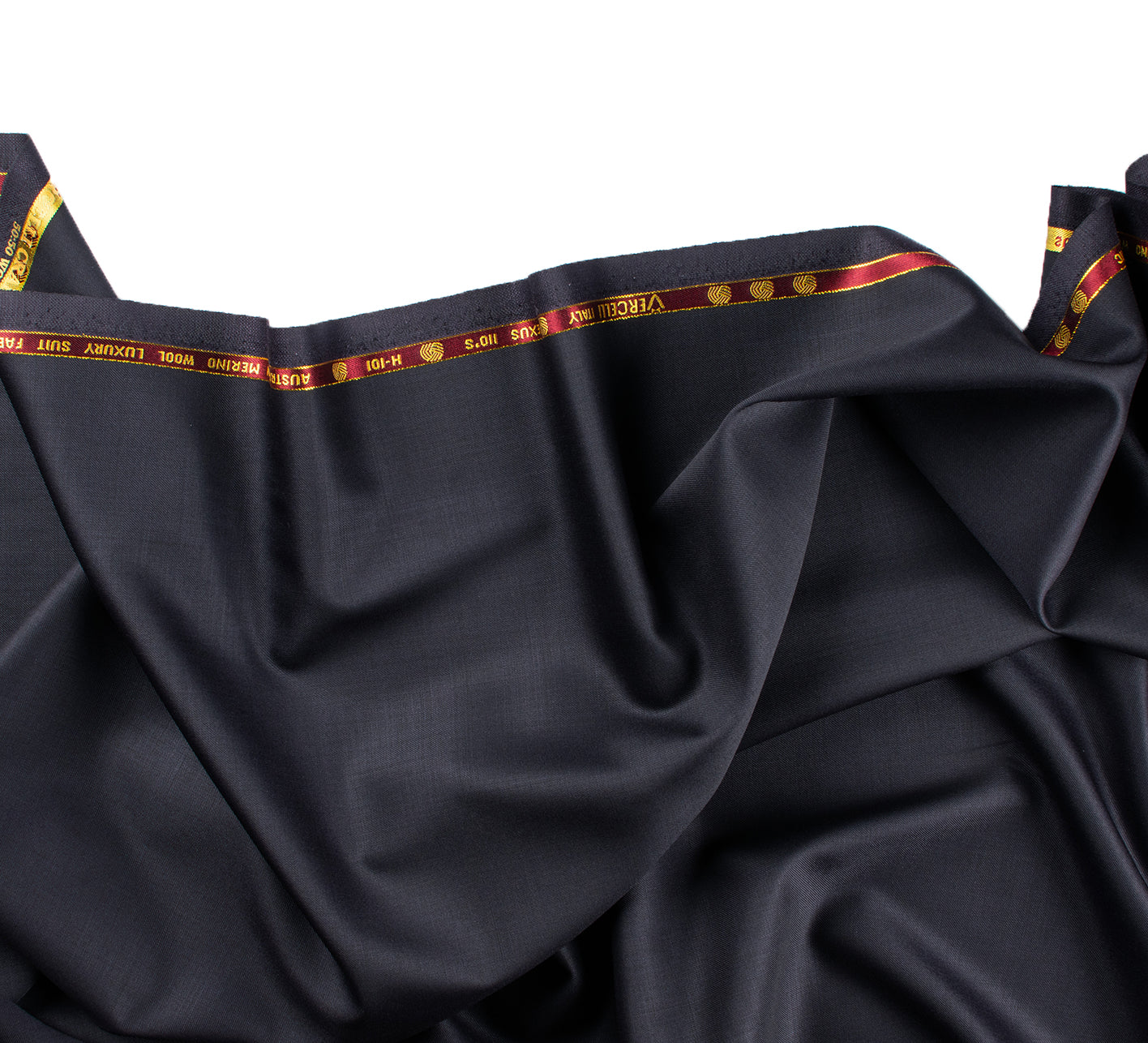 Dark Purple by Vercelli Italy (Unstitched Suiting Fabric)