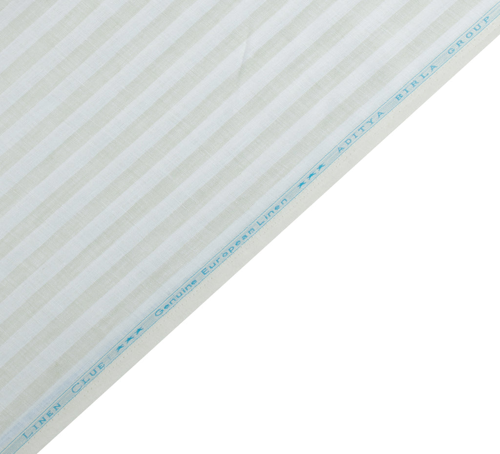 Mint Stripes by Linen Club (Unstitched Shirting and Kurta Fabric) (Copy)