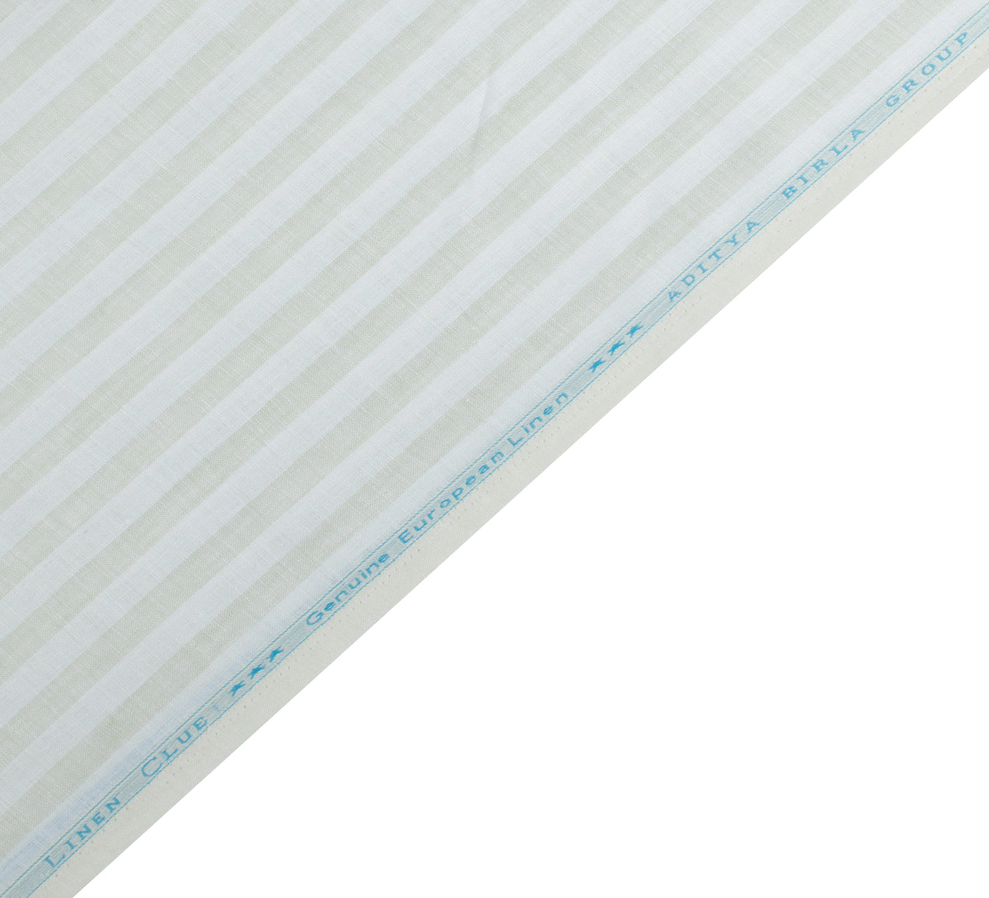 Mint Stripes by Linen Club (Unstitched Shirting and Kurta Fabric)