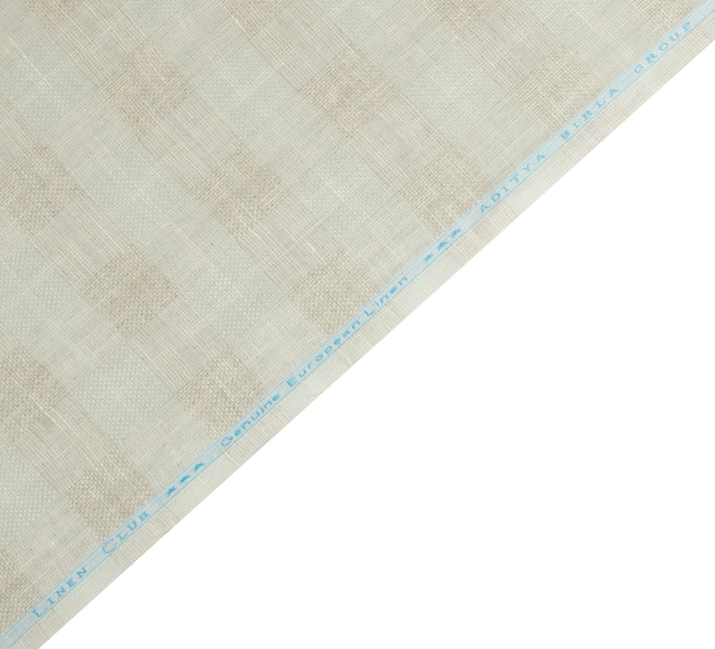 Warm Taupe by Linen Club (Unstitched Shirting and Kurta Fabric)