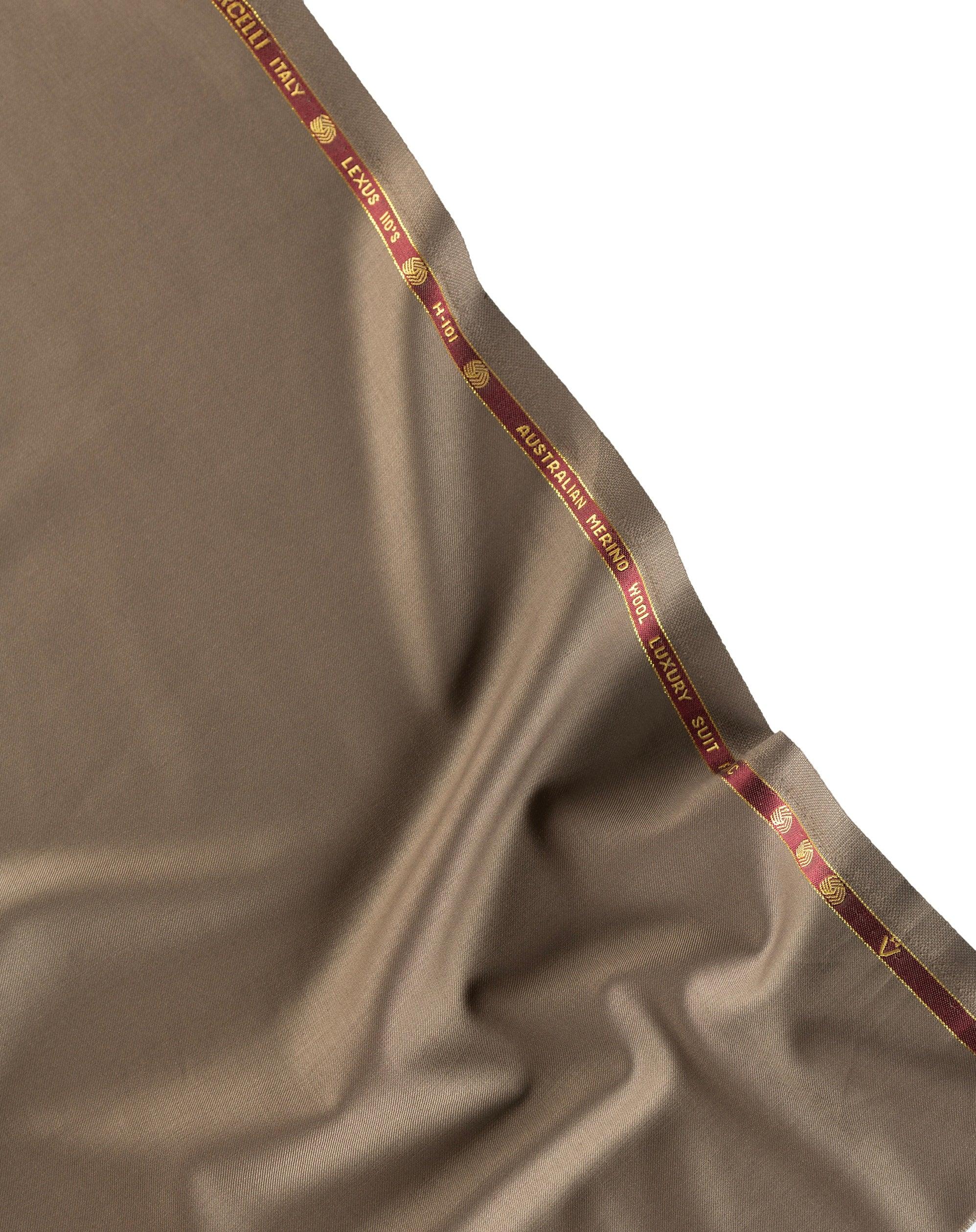 Caramel Dune by Vercelli Italy (Unstitched Suiting Fabric)
