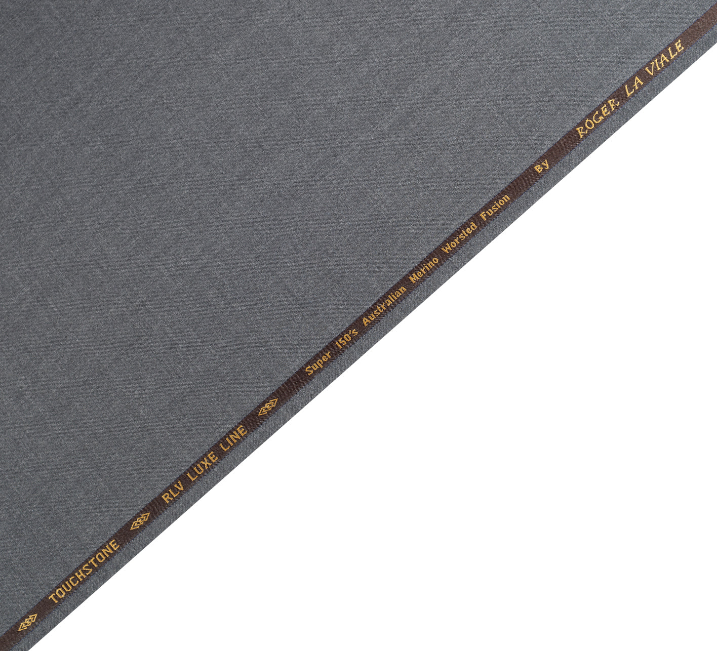 Monarch Grey by Roger La Viale  (Unstitched Suiting Fabric)