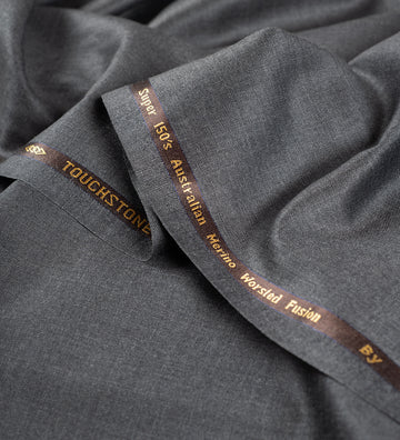 Monarch Grey by Roger La Viale  (Unstitched Suiting Fabric)