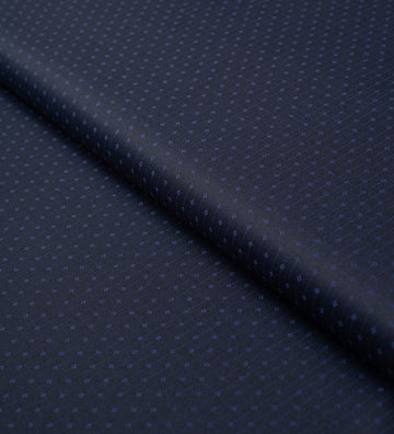 Bleu Imperiale by Roger La Viale (Unstitched Shirting Fabric)