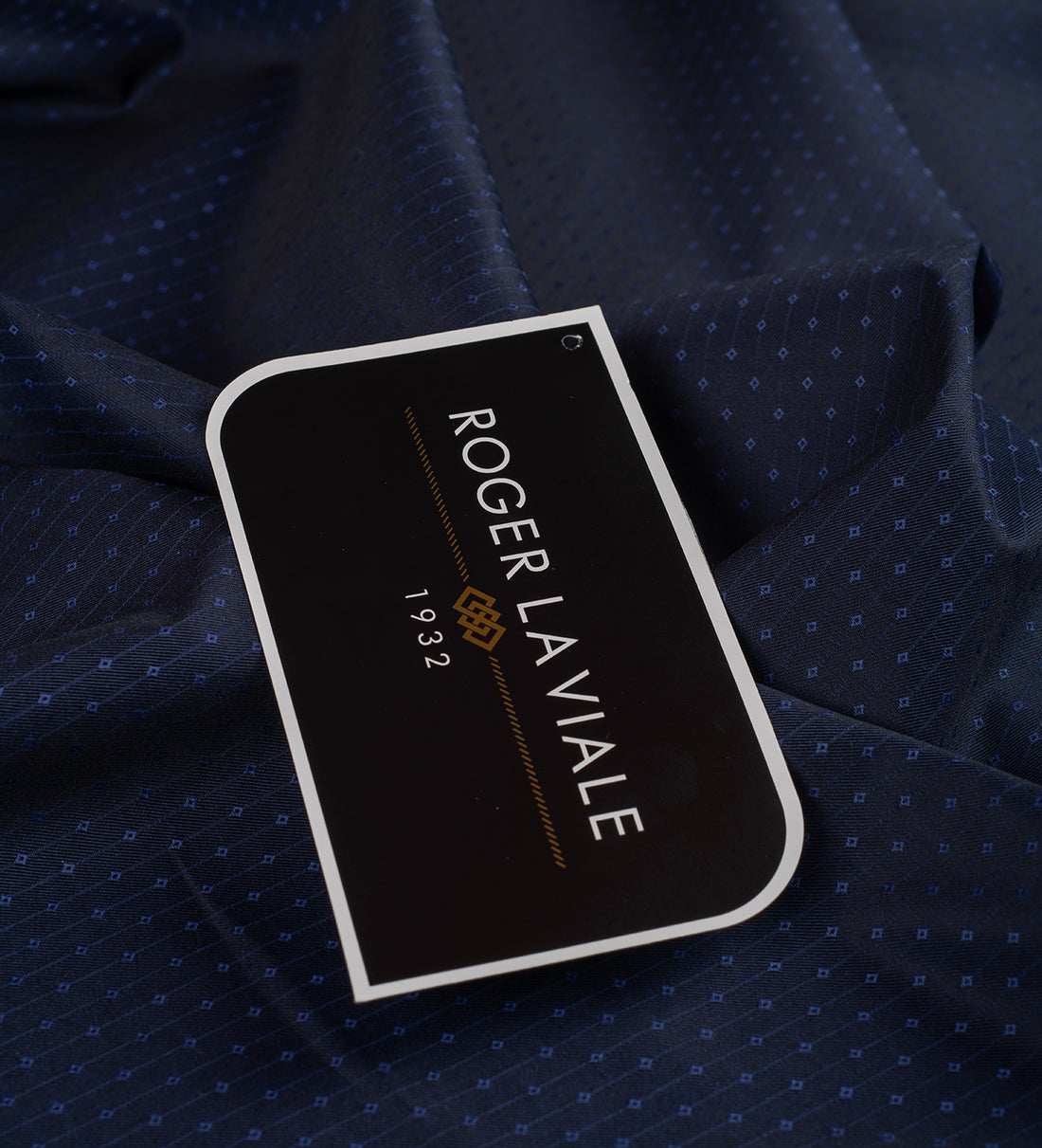 Bleu Imperiale by Roger La Viale (Unstitched Shirting Fabric)