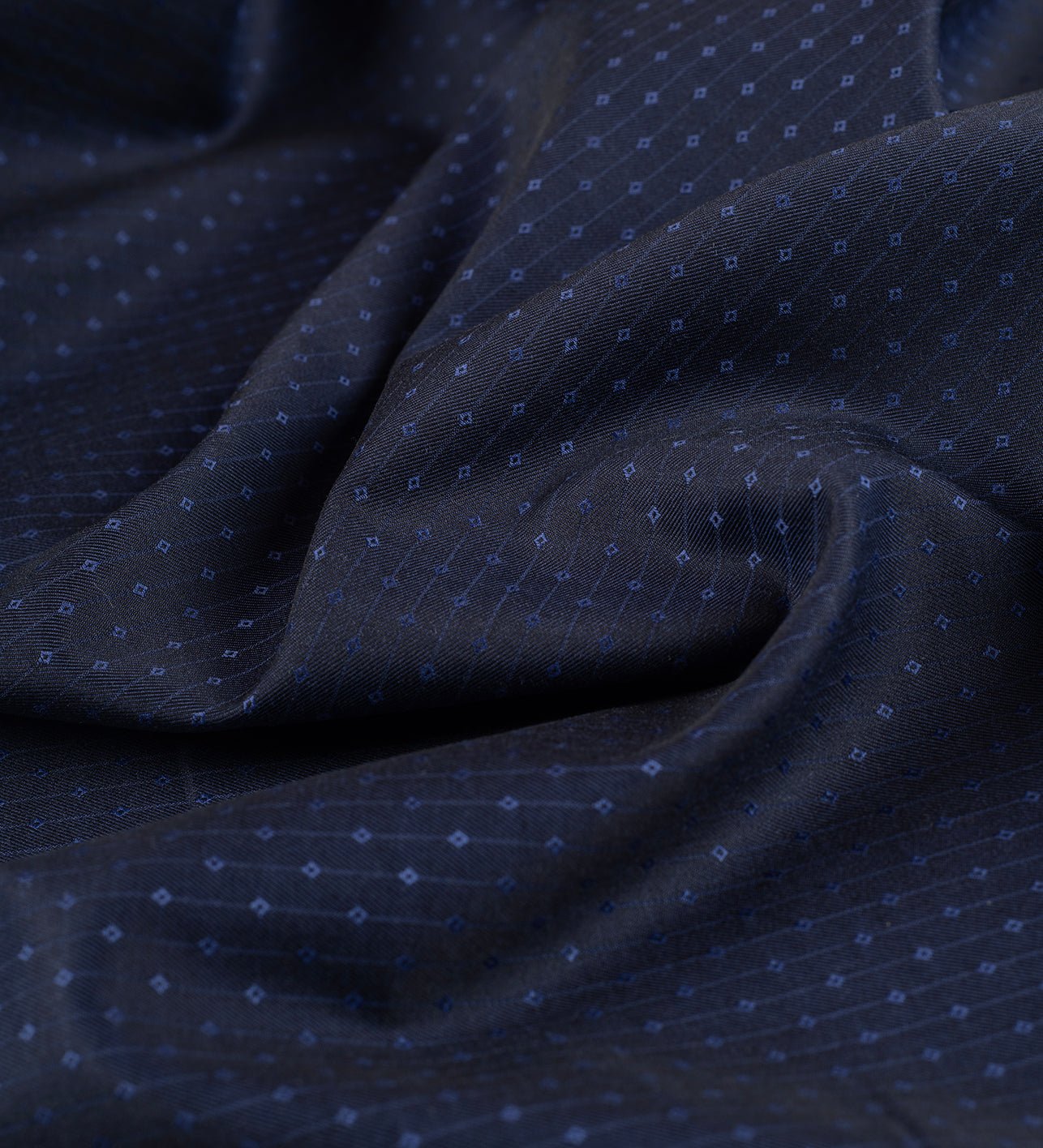 Bleu Imperiale by Roger La Viale (Unstitched Shirting Fabric)