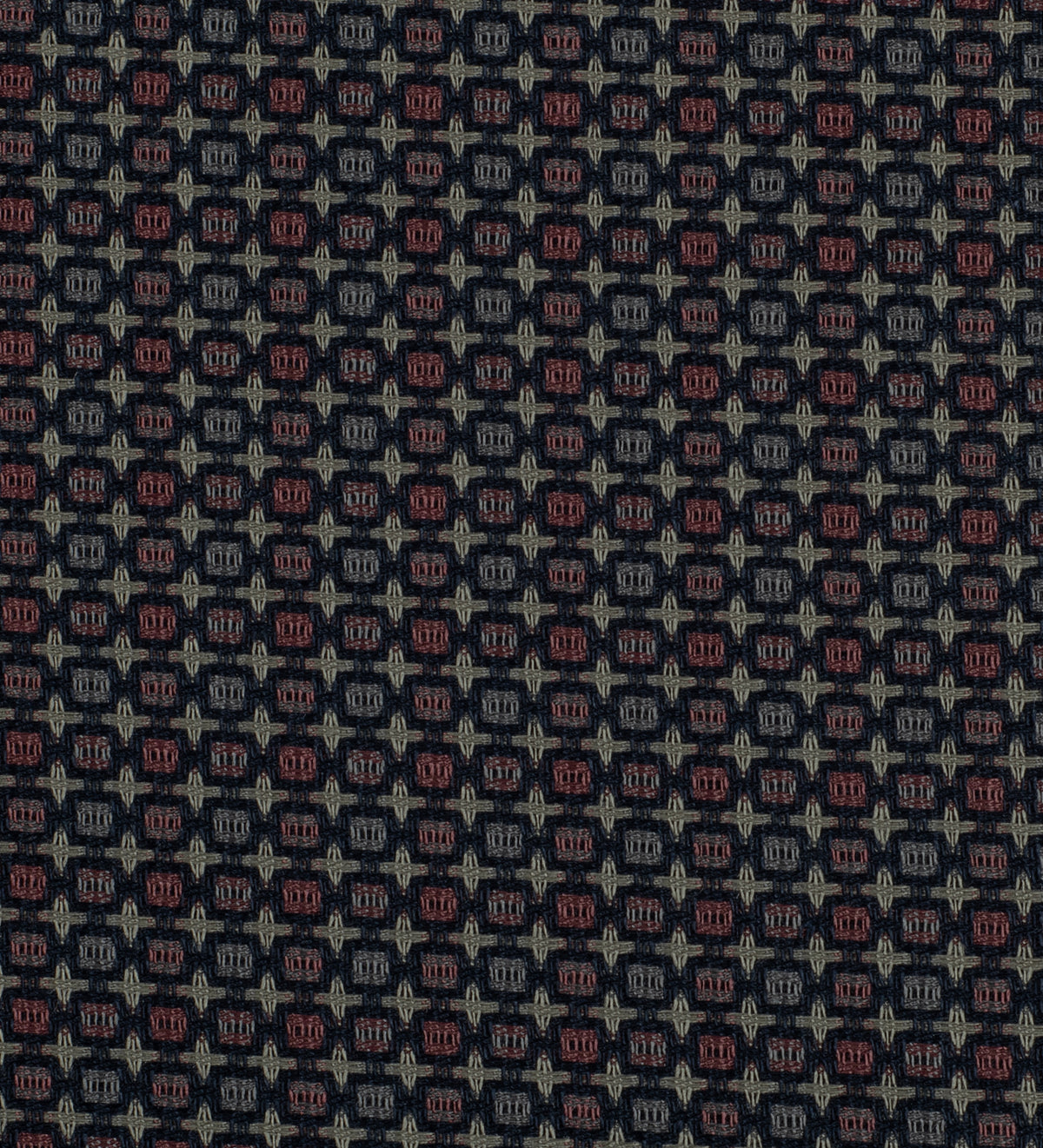 Midnight Micro-Mosaic By Reid & Taylor (Unstitched Shirting Fabric)