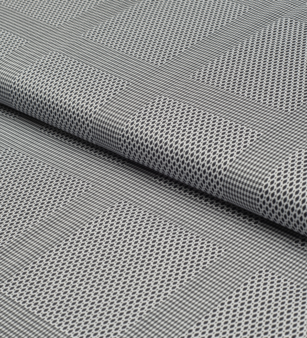 Noir Grid By Reid & Taylor (Unstitched Shirting Fabric)