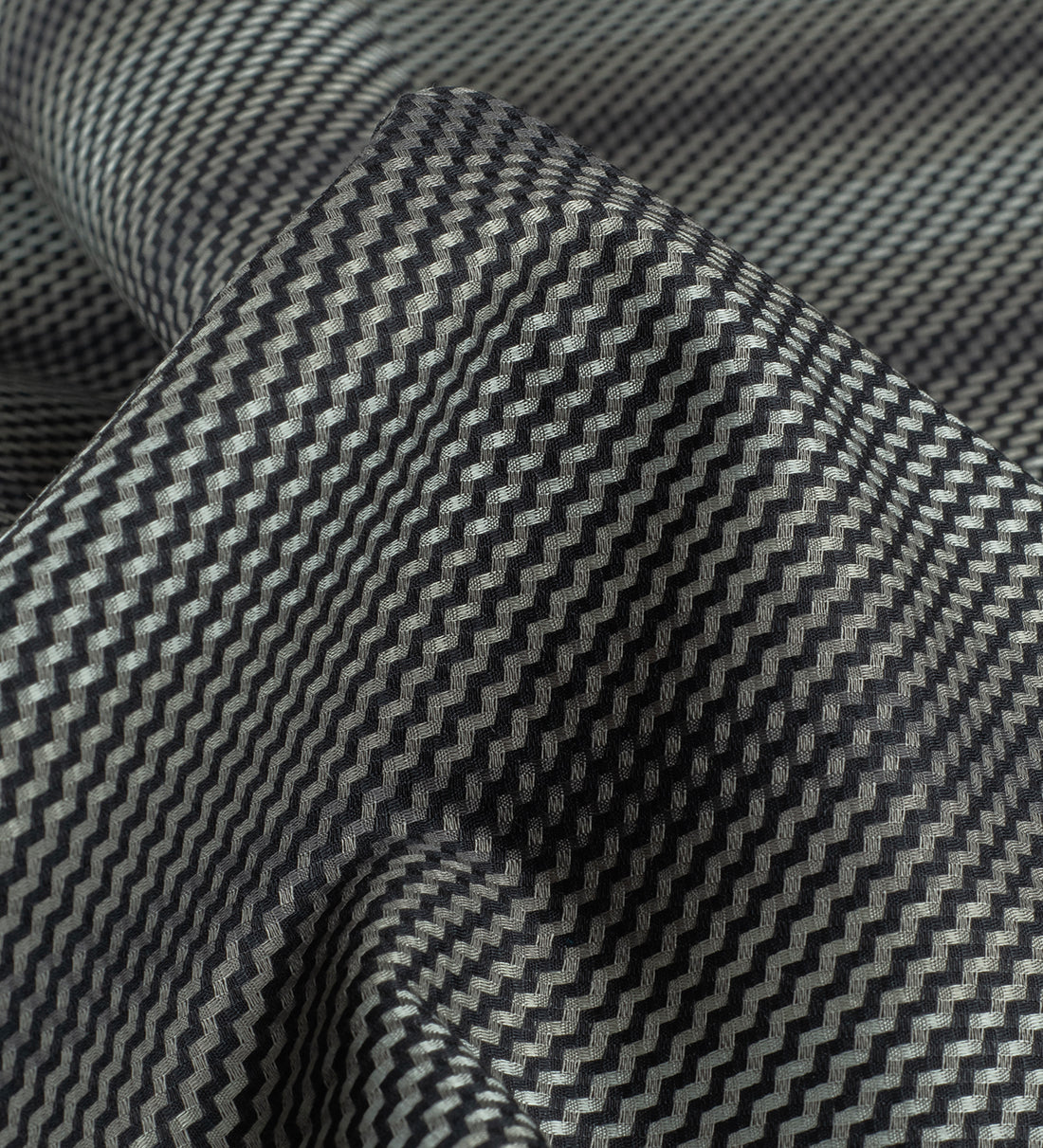Carbon Jacquard By Reid & Taylor (Unstitched Shirting Fabric)