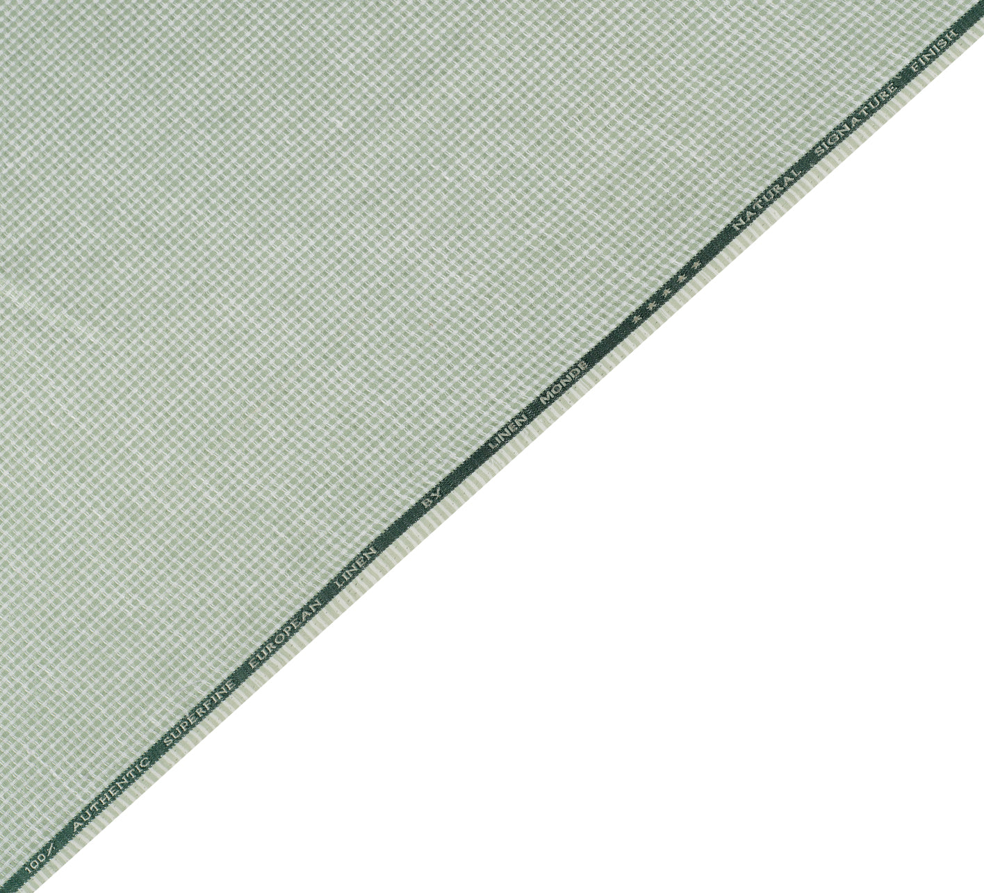 Sage Panna by Linen Monde (Unstitched Shirting and Kurta Fabric)