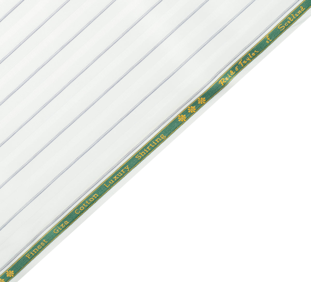 Royal Oxford Stripe  By Reid & Taylor (Unstitched Shirting Fabric)