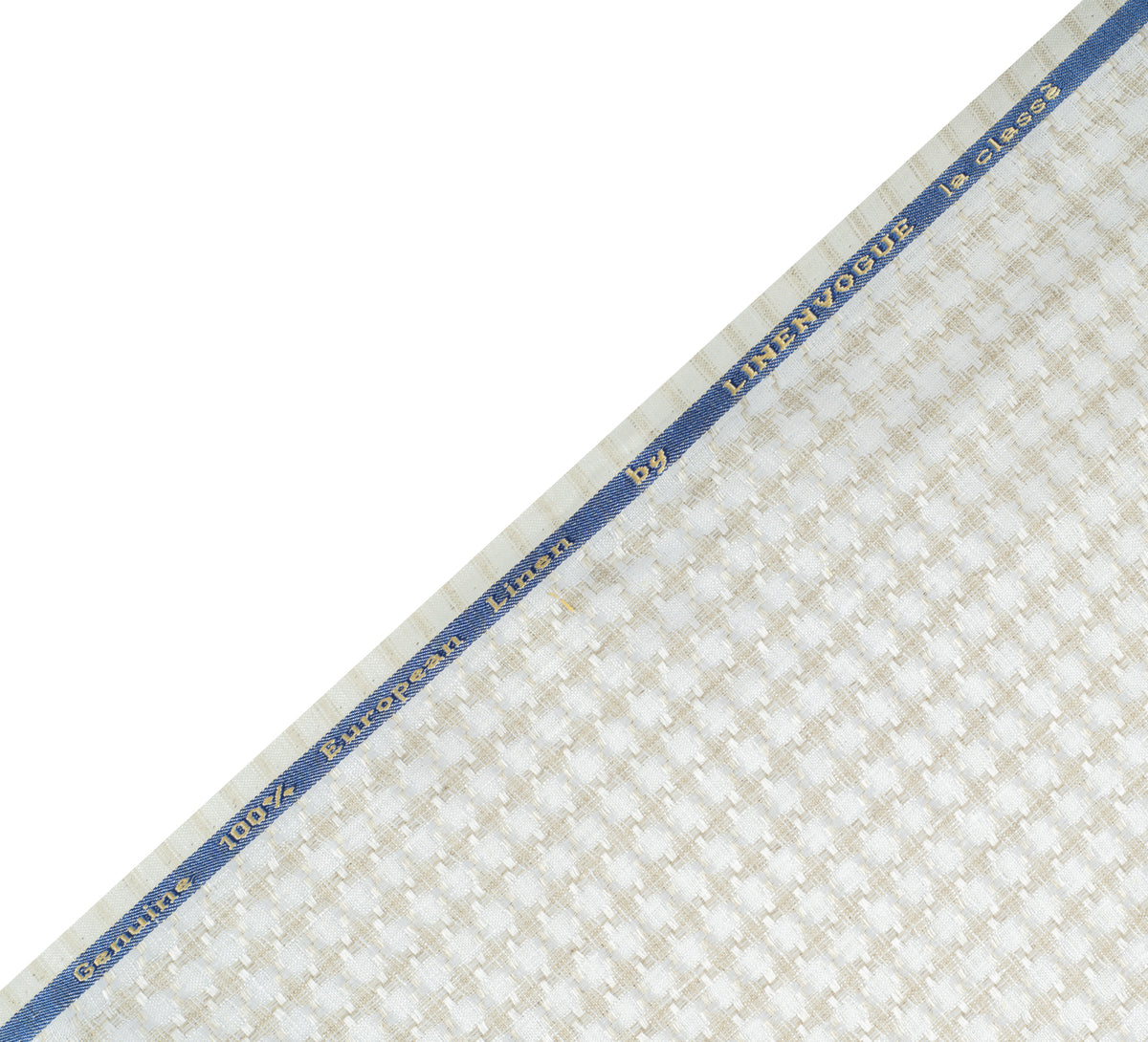 Lurevia Ivory  By Linen vogue (Unstitched Shirting and Kurta Fabric)