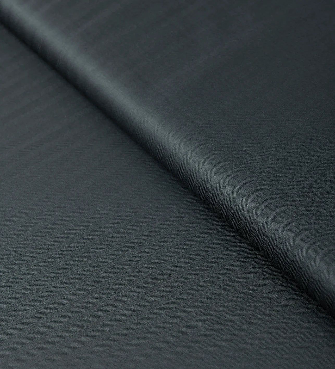 Charcoal Herringbone By Rare Wool (Unstitched Suiting Fabric)