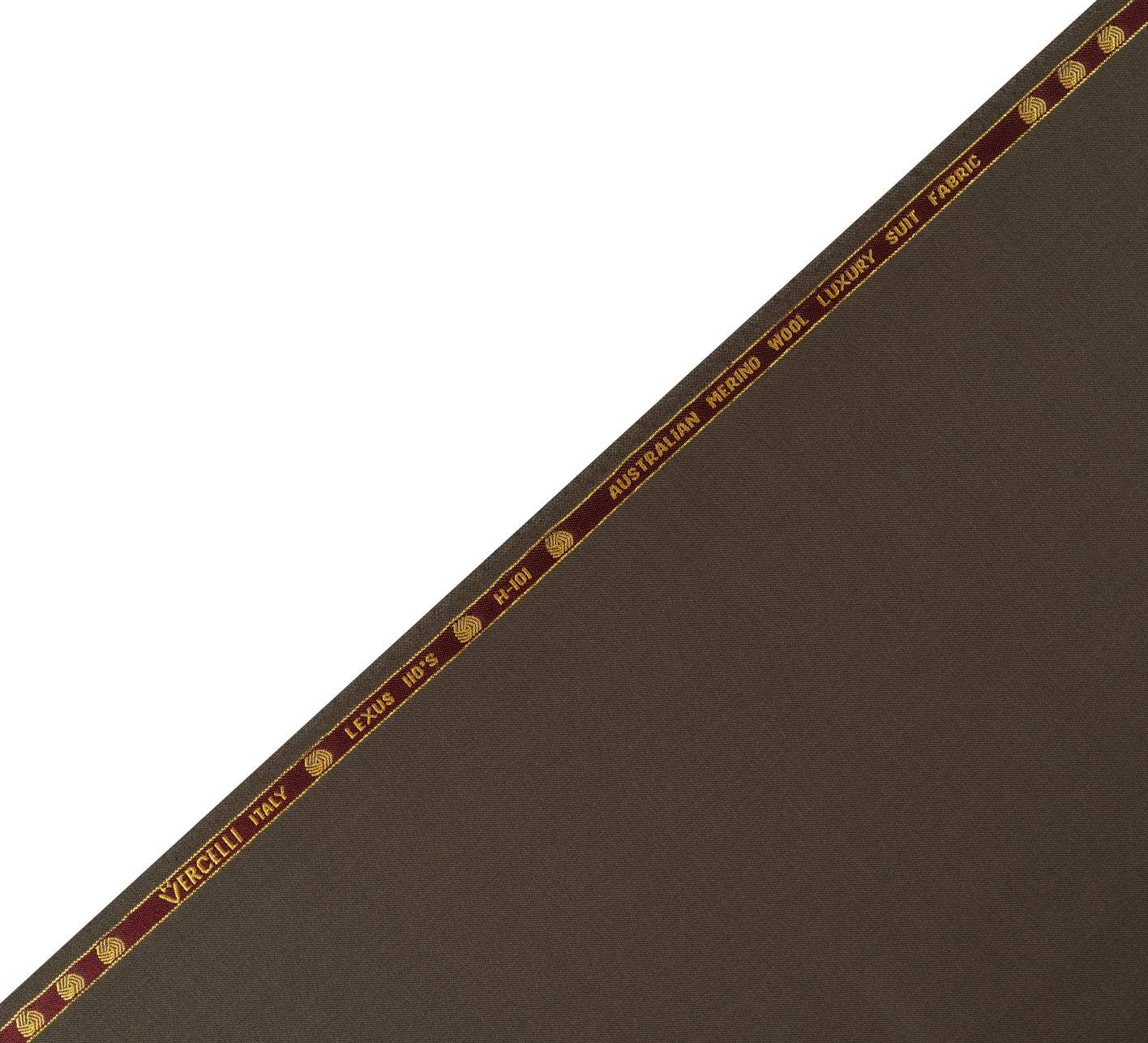 Dark Hazel by Vercelli Italy (Unstitched Suiting Fabric)